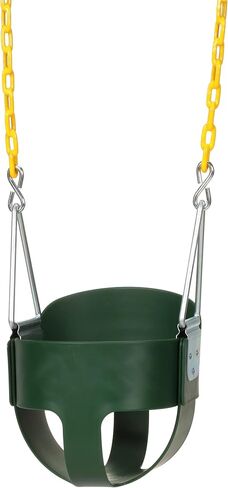 Eastern Jungle Gym Half Bucket Toddler Swing Seat with Coated Swing Chains Pack of 2 in Kuwait