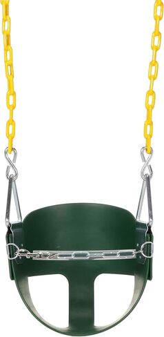 Eastern Jungle Gym Half Bucket Toddler Swing Seat with Coated Swing Chains Pack of 2 in Kuwait