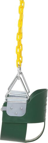 Eastern Jungle Gym Half Bucket Toddler Swing Seat with Coated Swing Chains Pack of 2 in Kuwait