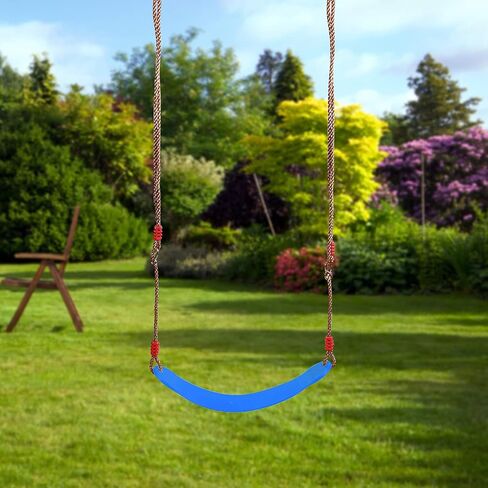 RedSwing Kids Belt Swing Seat and Plastic Climbing Rope Swing for Outside Playground, Safe Playground Swing Set Replacement for Children's Indoor and Outdoor Play, 330 Pounds Capacity - Green in Saudi Arabia