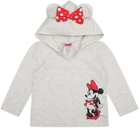 Disney Minnie Mouse Girls’ Hoodie and Jogger Set for Infant and Toddler Kids – Pink/Red/Grey in Saudi Arabia