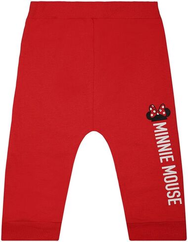 Disney Minnie Mouse Girls’ Hoodie and Jogger Set for Infant and Toddler Kids – Pink/Red/Grey in Saudi Arabia