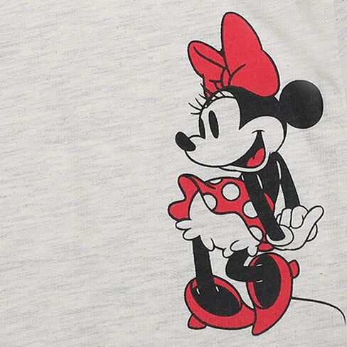Disney Minnie Mouse Girls’ Hoodie and Jogger Set for Infant and Toddler Kids – Pink/Red/Grey in Saudi Arabia