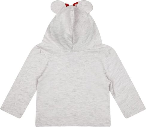 Disney Minnie Mouse Girls’ Hoodie and Jogger Set for Infant and Toddler Kids – Pink/Red/Grey in Saudi Arabia