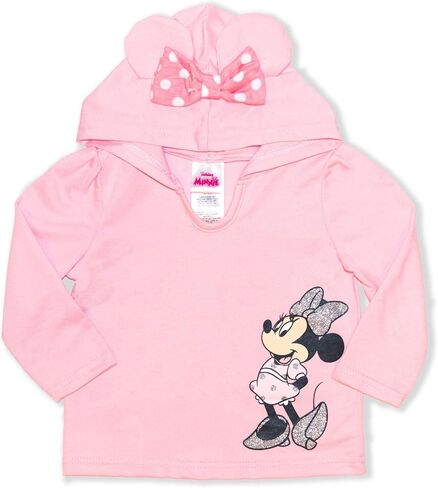 Disney Minnie Mouse Girls’ Hoodie and Jogger Set for Infant and Toddler Kids – Pink/Red/Grey in Saudi Arabia