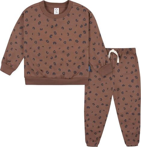 Gerber Baby Girls' Toddler 2-piece Fleece Sweatshirt and Jogger Set in Saudi Arabia