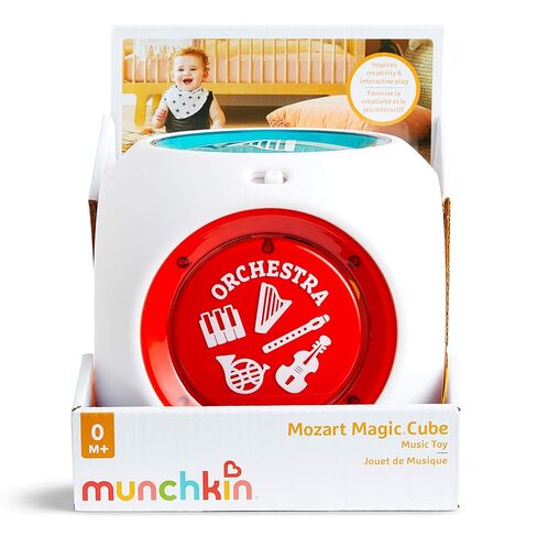 Munchkin® Mozart Magic® Cube Music Toy for Baby and Toddler - Includes 5 Instrument Sounds, 8 Mozart Songs and Lights in Saudi Arabia