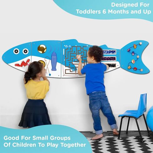 Monläurd® Caterpillar Montessori Busy Board,Sensory Board,Educational Toys,Activity Cube,Wall Toys,Daycare Furniture,Playroom Furniture,Interactive Toys,Wooden Toys,Learning Toys,Boys and Girls 6 M+ in Saudi Arabia