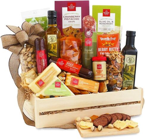 California Delicious Ultimate Meat and Cheese Gift Crate in Saudi Arabia