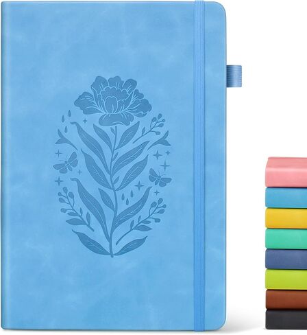 دفتر يوميات مبطن للنساء، دفاتر جلدية ذات غلاف وردي مقاس A5 للكتابة، 200 صفحة سميكة من مجلة السفر اليومية، دفتر ملاحظات جامعي لمدرسة العمل، تدوين الملاحظات، الأعمال 5.75 بوصة × 8.38 بوصة in Kuwait