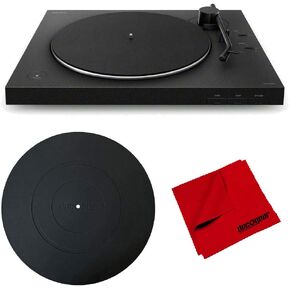 Sony PS-LX310BT Hi-Res Belt-Drive USB Turntable Bundle with Deco Gear 12 inch Universal Silicone Platter Mat and Microfiber Cleaning Cloth in Saudi Arabia
