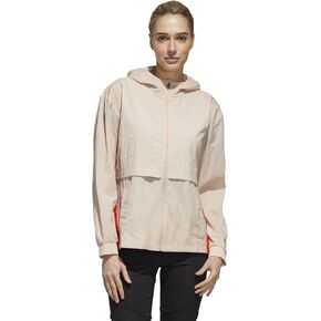 adidas x Zoe Saldana Collection Women's Windbreaker Jacket Women's, Beige, Size in Saudi Arabia