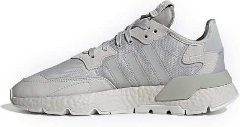 adidas Men's Nite Jogger Running Shoes (Grey One/Grey Two/Signal Green, Numeric_9) in Saudi Arabia