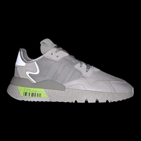 adidas Men's Nite Jogger Running Shoes (Grey One/Grey Two/Signal Green, Numeric_9) in Saudi Arabia