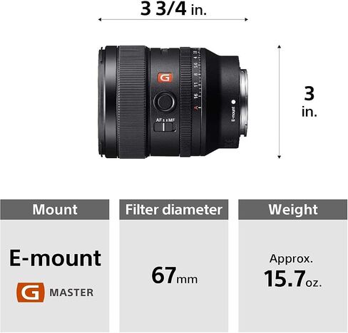 Sony FE 24mm F1.4 GM Camera Lens Bundle with 3pc Filter Kit, 128GB SDXC Card, Backpack, Camera Bubble Level, Memory Card Case, Lens Pen + More | 24mm Sony Lens (USA Authorized - Sony Warranty) in Saudi Arabia