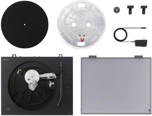 Sony PS-LX310BT Hi-Res Belt-Drive USB Turntable Bundle with Deco Gear 12 inch Universal Silicone Platter Mat and Microfiber Cleaning Cloth in Saudi Arabia