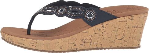Skechers Women's Cork Wedge Flip-Flop in Kuwait