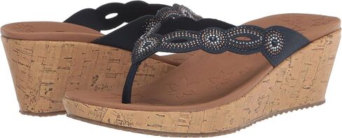 Skechers Women's Cork Wedge Flip-Flop in Kuwait