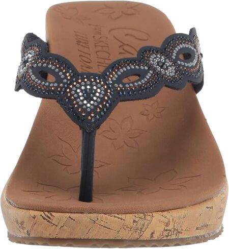 Skechers Women's Cork Wedge Flip-Flop in Kuwait