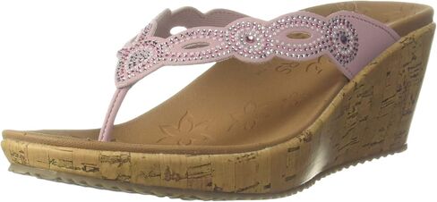 Skechers Women's Cork Wedge Flip-Flop in Kuwait