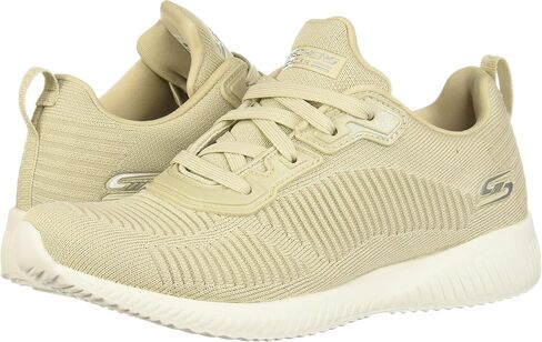 Skechers Women’s Bobs Squad - Tough Talk Trainers - 32504, Light grey in Saudi Arabia