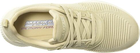 Skechers Women’s Bobs Squad - Tough Talk Trainers - 32504, Light grey in Saudi Arabia