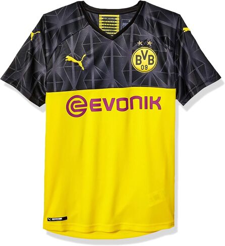 PUMA Men's BVB Cup Shirt Replica Jr with Evonik Without Opel Logo in Saudi Arabia