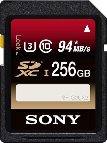 Sony 128GB Class 10 UHS-1/U3 SDXC up to 94MB/s Memory Card (SFG1UX2/TQ)[NEWEST VERSION] in Saudi Arabia