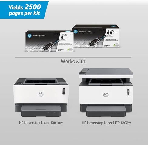 HP 143AD | W1143AD | Toner | Black Reload Kit | 2 Pack in Kuwait