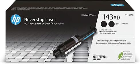 HP 143AD | W1143AD | Toner | Black Reload Kit | 2 Pack in Kuwait