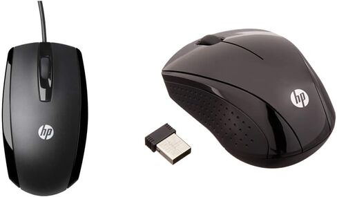 HP X500 Wired Mouse - Wired USB Mouse for Windows PC Desktop, Laptop, Notebook, Mac, computerand Chromebook, for Righty or Lefty Use (E5E76AA#ABA) in Saudi Arabia