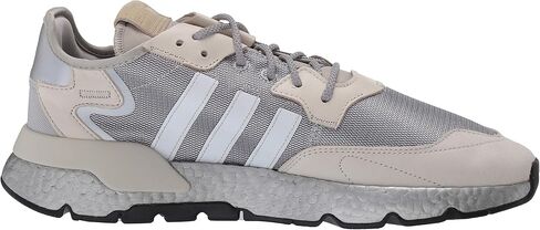 adidas Originals Men's Nite Jogger Sneaker, Silver met./FTWR White/Alumina, 10.5 M US in Saudi Arabia