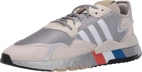 adidas Originals Men's Nite Jogger Sneaker, Silver met./FTWR White/Alumina, 10.5 M US in Saudi Arabia