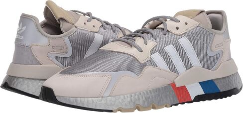 adidas Originals Men's Nite Jogger Sneaker, Silver met./FTWR White/Alumina, 10.5 M US in Saudi Arabia