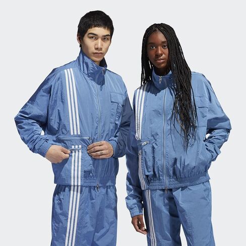 ADIDAS UNISEX IVP NYLON TRACK JACKET, BLUE in Kuwait