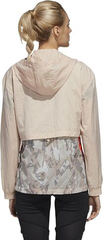 adidas x Zoe Saldana Collection Women's Windbreaker Jacket Women's, Beige, Size in Saudi Arabia