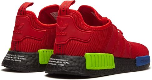 adidas Mens NMD_R1 Sneakers Shoes Casual - Red in Saudi Arabia
