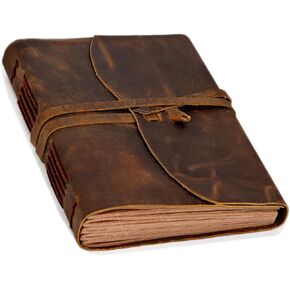 cuero Leather Journal Notebook - Book of Shadows, Hocus Pocus Book of Spell Journal, Rustic Handmade Vintage Lined Leather Journal for Men & Women, Leather Book Diary Christmas Gift in Kuwait