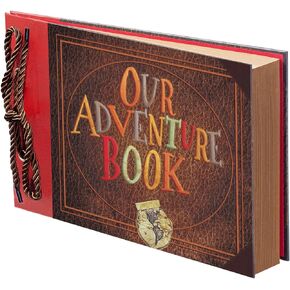 Our Adventure Book [Upgrade] Pixar Up Handmade DIY Family Scrapbook with Colorful Cover,Great Gift for Thanksgiving Day, Christmas, Anniversary, Family Memory,Wedding,Birthday,Valentines Day
