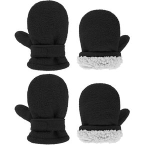 Zando Toddler Gloves Kids Winter Gloves Fleece Lined Gloves Baby Mittens in Kuwait