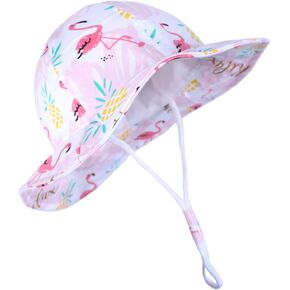 Durio UPF 50+ Sun Protection Wide Brim Baby Girl Sun Hat Cute Summer Beach Baby Sun Hat Baby Girl Hats
