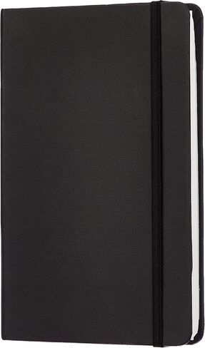 دفتر ملاحظات Amazon Basics Classic Grid، مسطر برسم بياني، 240 صفحة، أسود، غلاف مقوى، 5 × 8.25 بوصة in Kuwait