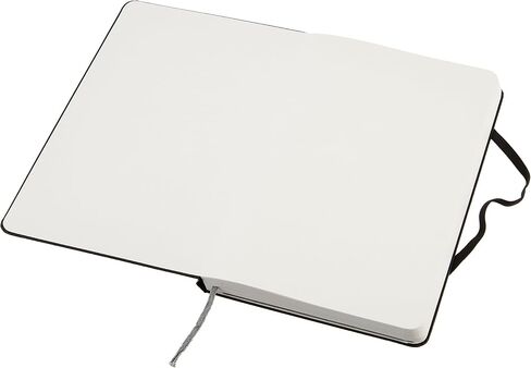 دفتر ملاحظات Amazon Basics Classic Grid، مسطر برسم بياني، 240 صفحة، أسود، غلاف مقوى، 5 × 8.25 بوصة in Kuwait