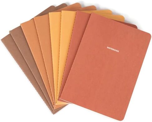 Notebook Journal (16 Pack), A5, 5.5 x 8 in, Cute Soft Paper Cover Notebook Set, Thin Writing Journal for Travel, Meditation, Wedding and Dream Journals, Lightweight Lined Paper Diary, 60 in Saudi Arabia