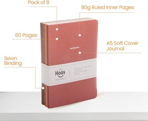 Notebook Journal (16 Pack), A5, 5.5 x 8 in, Cute Soft Paper Cover Notebook Set, Thin Writing Journal for Travel, Meditation, Wedding and Dream Journals, Lightweight Lined Paper Diary, 60 in Saudi Arabia