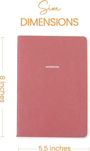 Notebook Journal (16 Pack), A5, 5.5 x 8 in, Cute Soft Paper Cover Notebook Set, Thin Writing Journal for Travel, Meditation, Wedding and Dream Journals, Lightweight Lined Paper Diary, 60 in Saudi Arabia