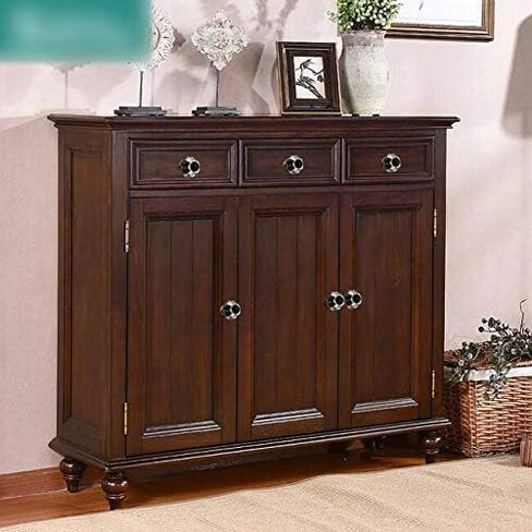 5 قطع خمر أنيقة مقابض زرقاء وأحمر الزهور مطلية باليد خزانة خزانة مقابض الأبواب درج (لون مختلط) in Kuwait