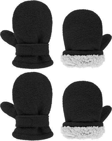 Zando Toddler Gloves Kids Winter Gloves Fleece Lined Gloves Baby Mittens in Kuwait