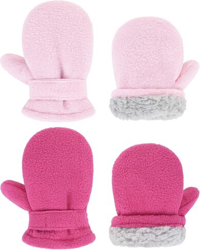 Zando Toddler Gloves Kids Winter Gloves Fleece Lined Gloves Baby Mittens in Saudi Arabia