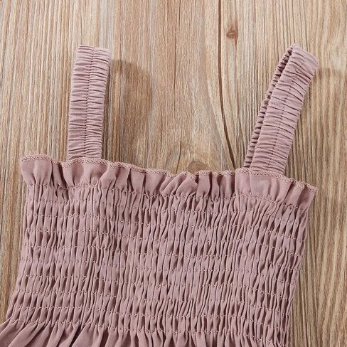 Infant Baby Girls Romper Dress 3 6 9 12 18 Months Onesie Summer Clothes Ruched Jumpsuits Hem Bodysuits Headband in Saudi Arabia